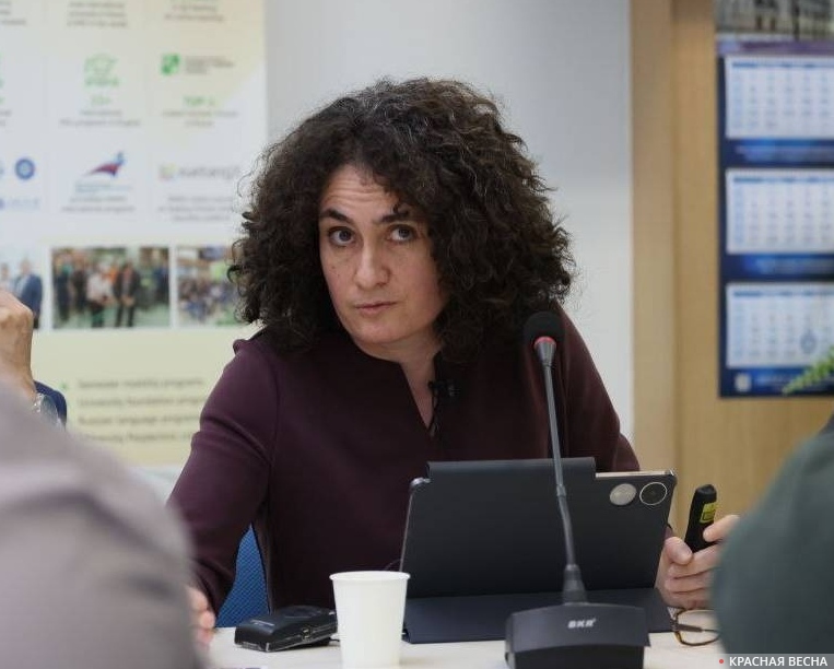 Жанна Тачмамедова на конференции «Культурная и образовательная политика как основа суверенного государства»