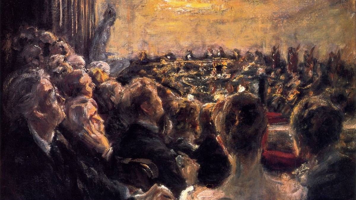 Макс Либерман. Концерт в оперном театре. 1921