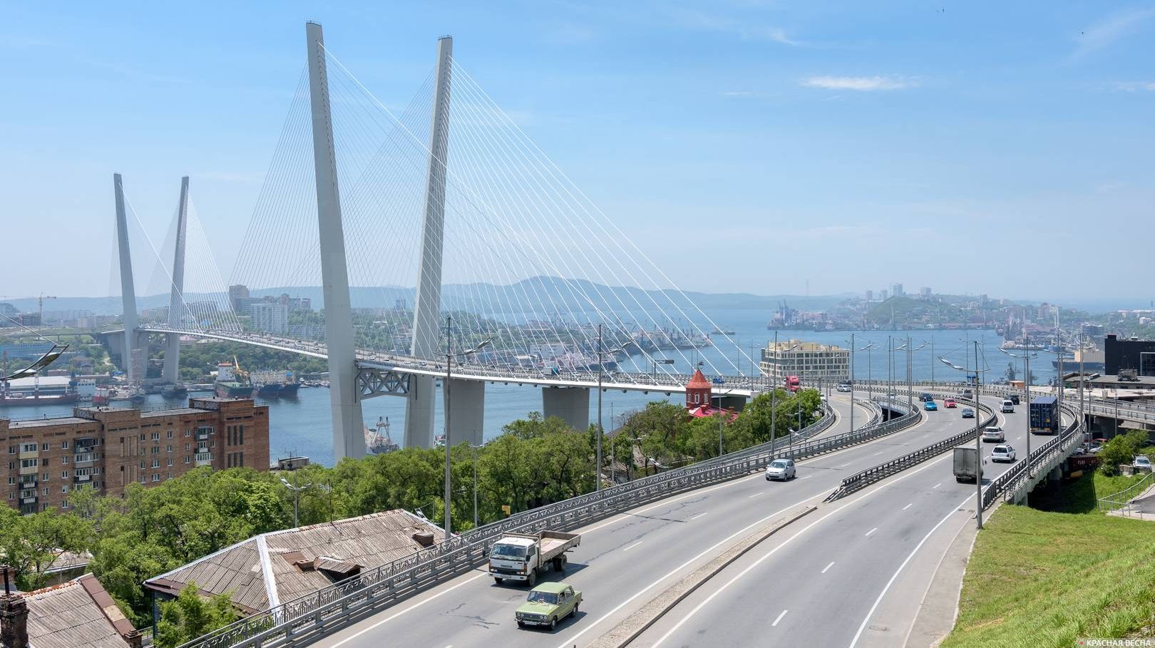 Золотой мост, Владивосток, Россия.