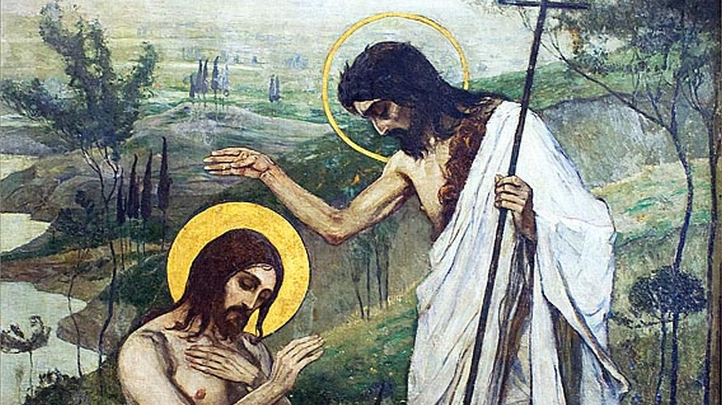Михаил Нестеров. Крещение Господне (Богоявление). 1894 (фрагмент)