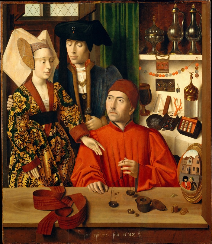 Петрус Кристус. Святой Элигий в своей ювелирной мастерской. 1449