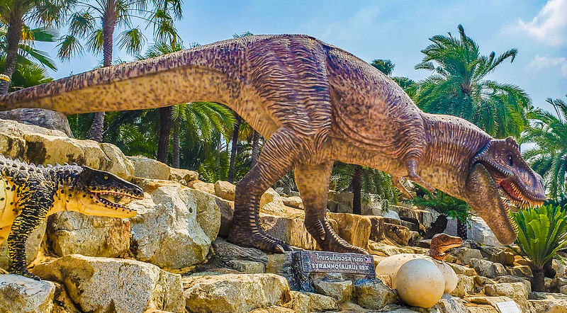 Тиранозавр Рекс. Долина динозавров Нонг Нуч. Таиланд