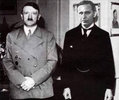 Адольф Гитлер и Прескотт Буш(дедушка Джорджа Буша-младшего)