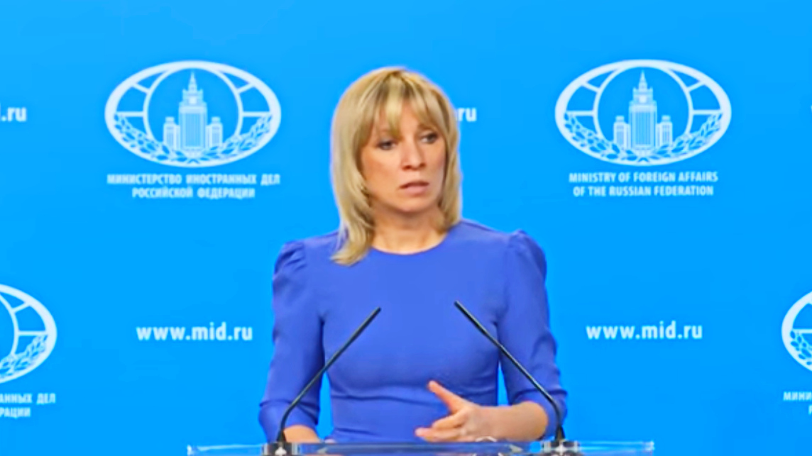 официальный представитель МИДа РФ Мария Захарова