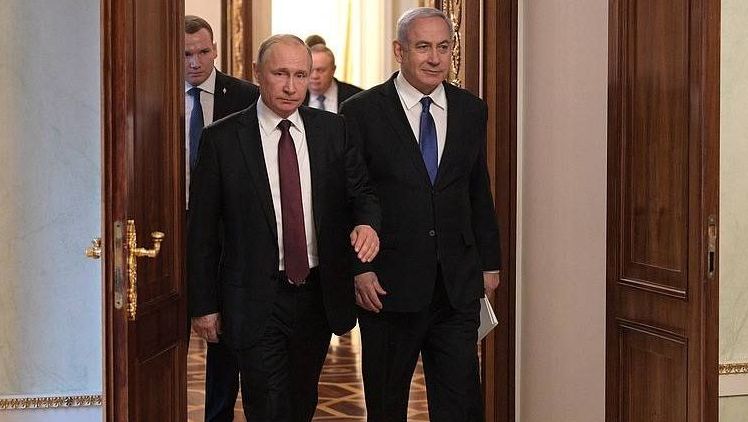 Встреча Владимира Путина и Биньямина Нетаньяху