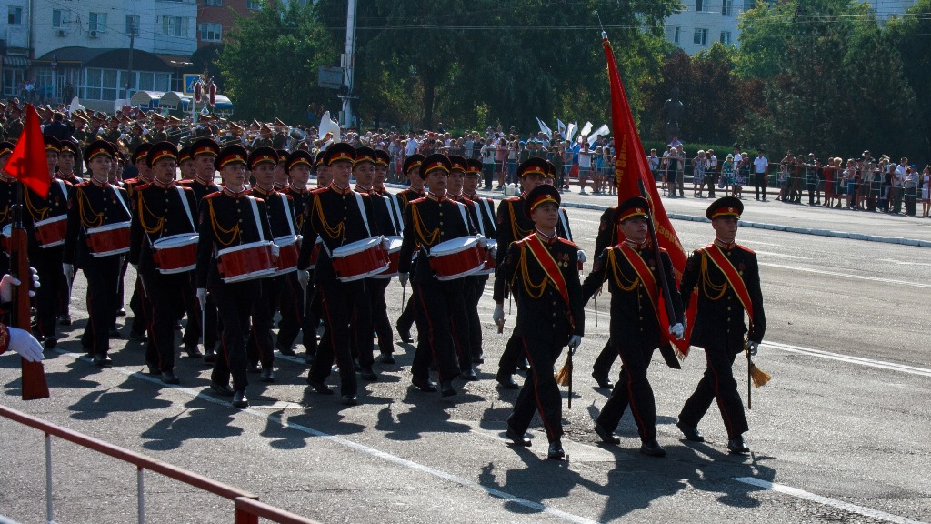 Тирасполь. Приднестровье. Военный парад