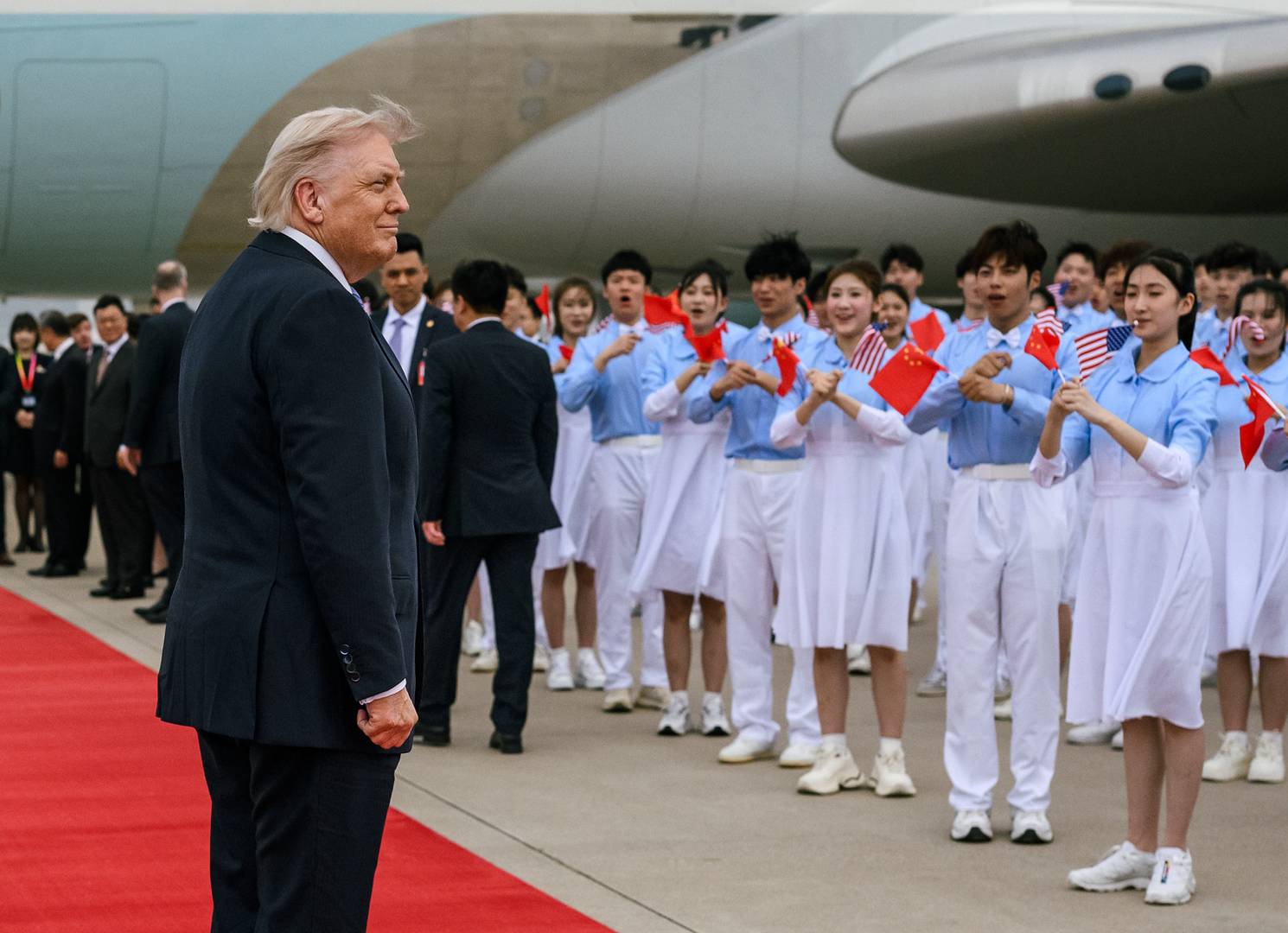 Дональд Трамп в ходе визита в Китай