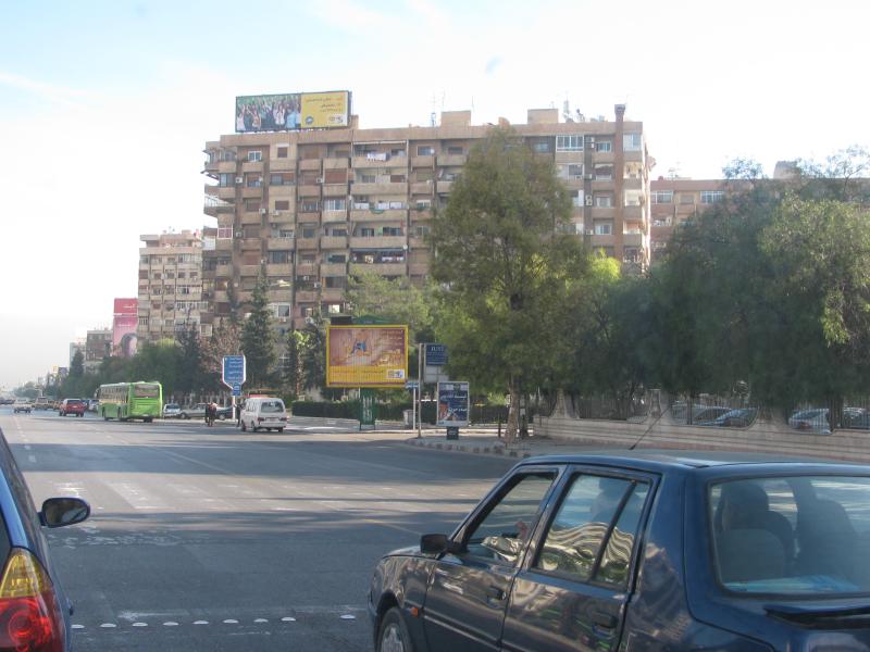 Вид на улицу в Дамаске