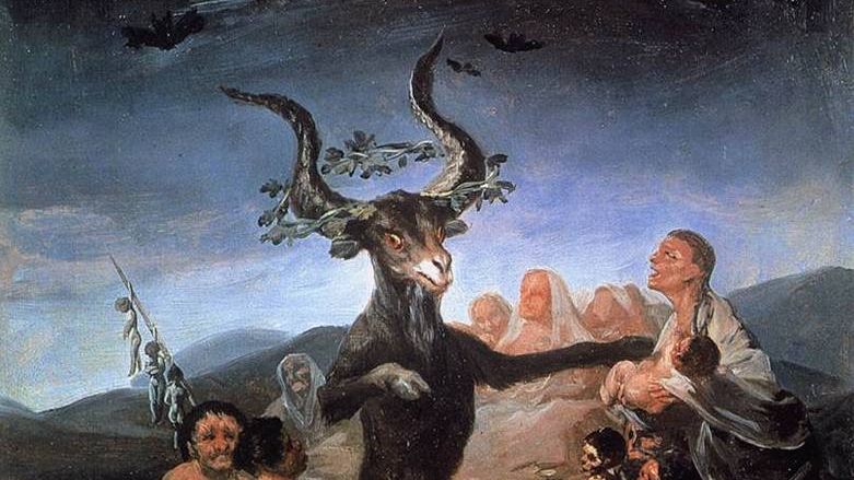 Франсиско де Гойя. Шабаш ведьм (фрагмент). 1789