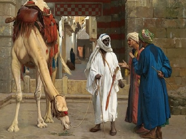 Жан-Леон Жером. Спор арабов (фрагмент). 1871