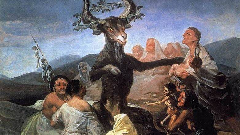 Франсиско де Гойя. Шабаш ведьм. 1789 (фрагмент)