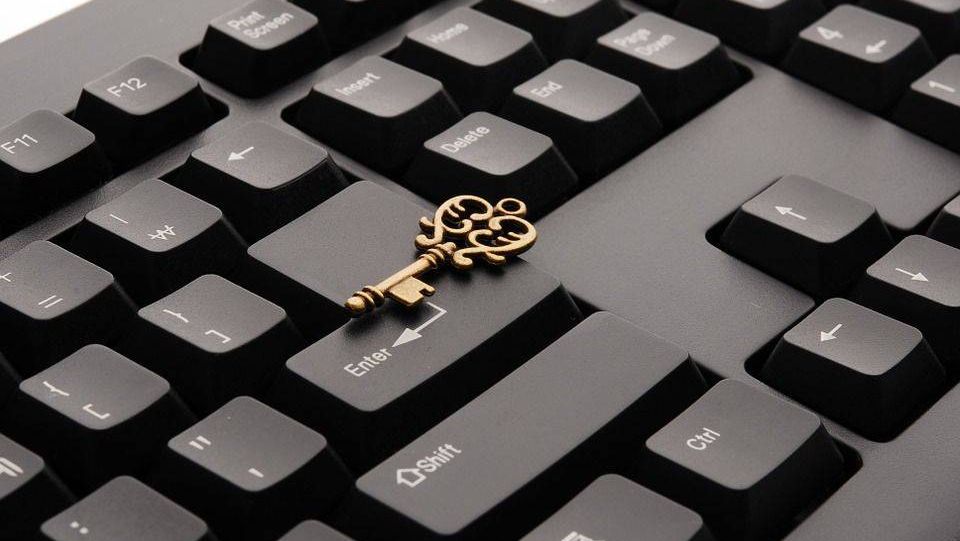 клавиатура, ключ, успех