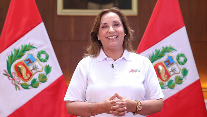 Президент Перу Дина Болуарте