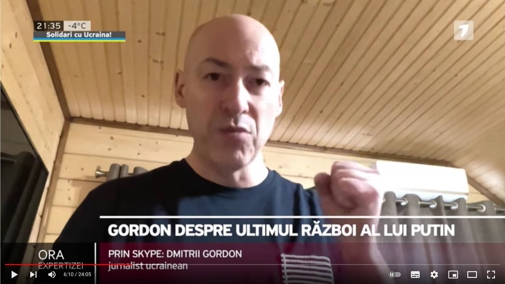 Цитата из интервью Дмитрия Гордона молдавскому телеканалу Jurnal TV 