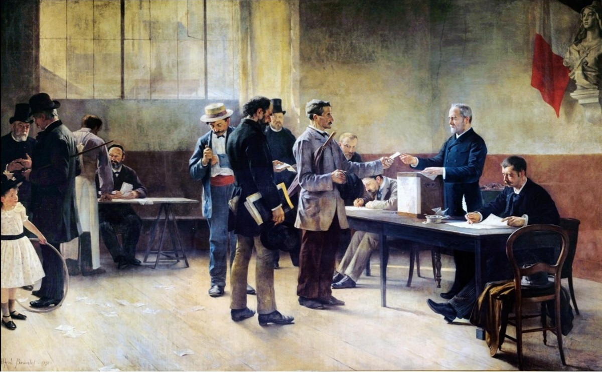 Альфред-Анри Брамтот. Всеобщее избирательное право. 1891