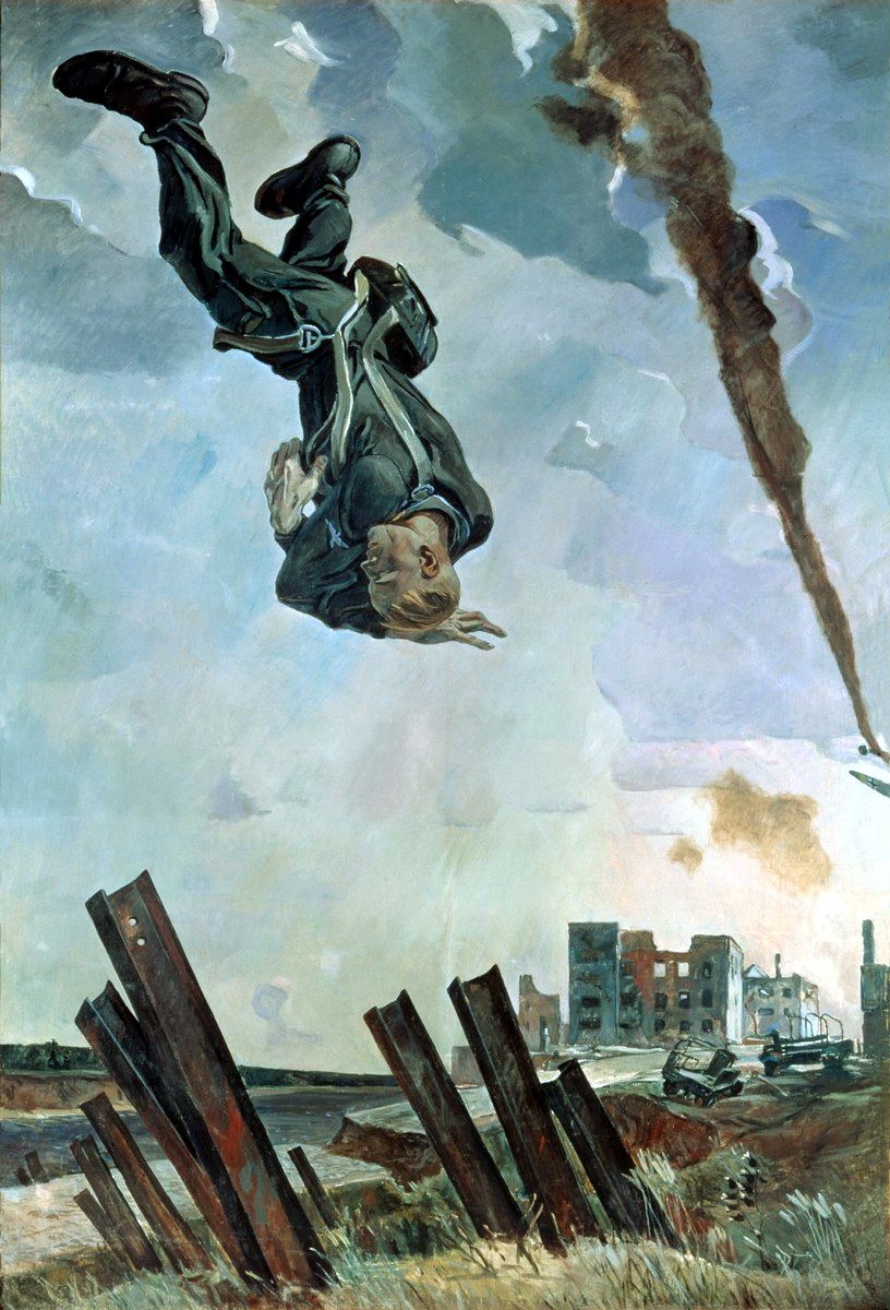Александр Дейнека. Сбитый ас. 1943 год