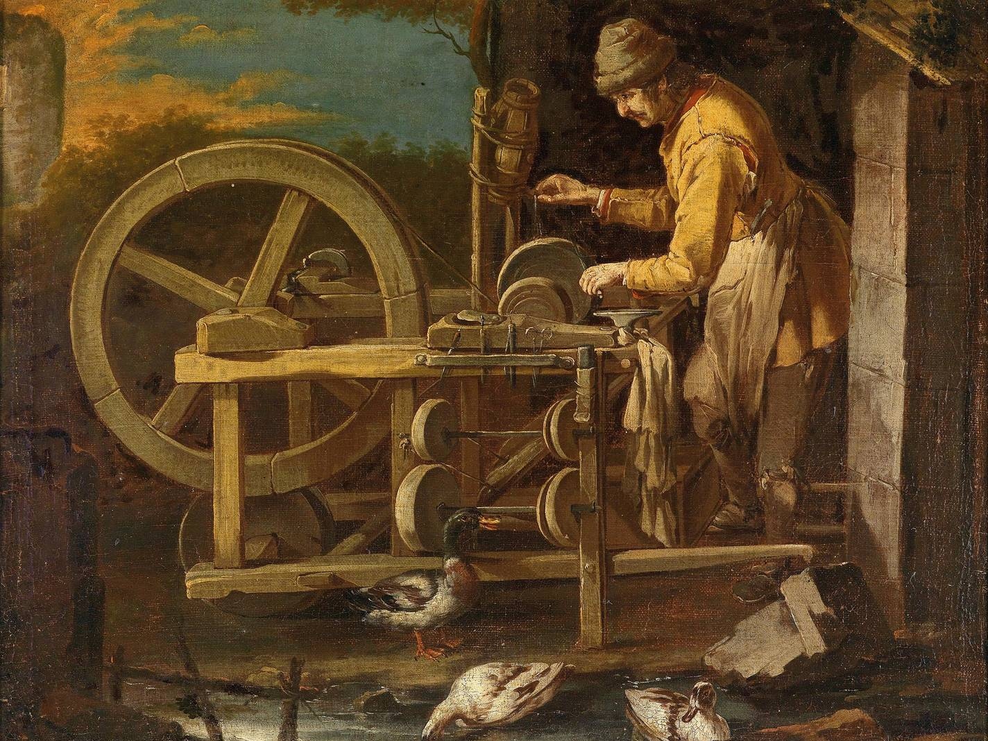 Джакомо Франческо Чиппер. Заточка ножей. XVIII век