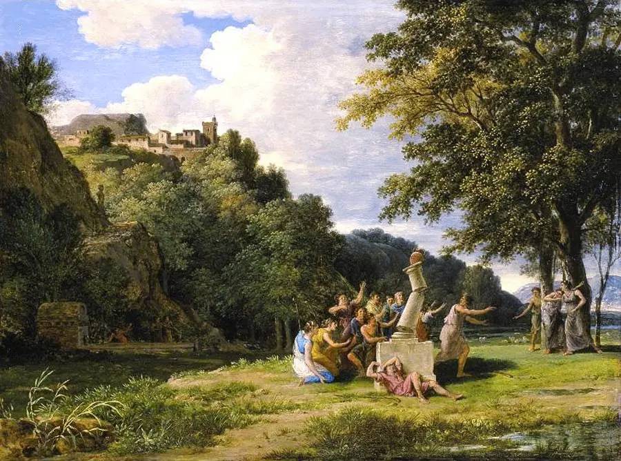 Пьер Де Валансьен. Аркадский пейзаж. 1794