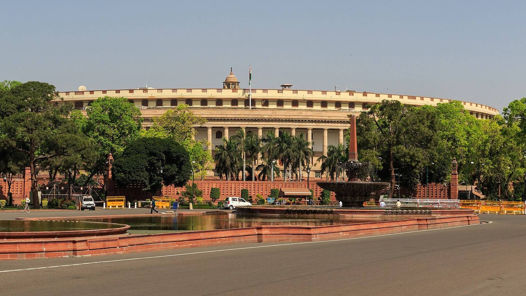 Ансамбль правительственных зданий на Раджпатхе в Нью-Дели, Индия