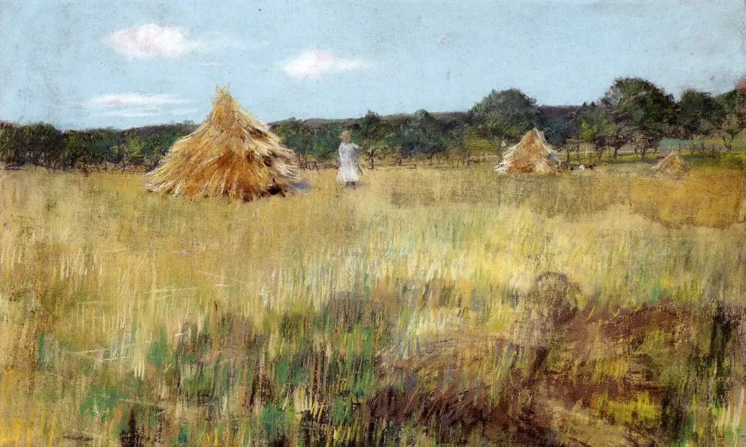 Уильям Меррит Чейз. Поля, засеянные зерном. 1891