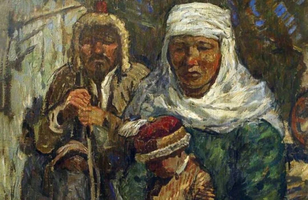 Иван Чашников. Среднеазиатская семья. 1925 