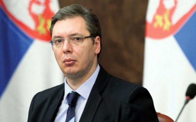 Президент Сербии А.Вучич [tengrinews.kz]