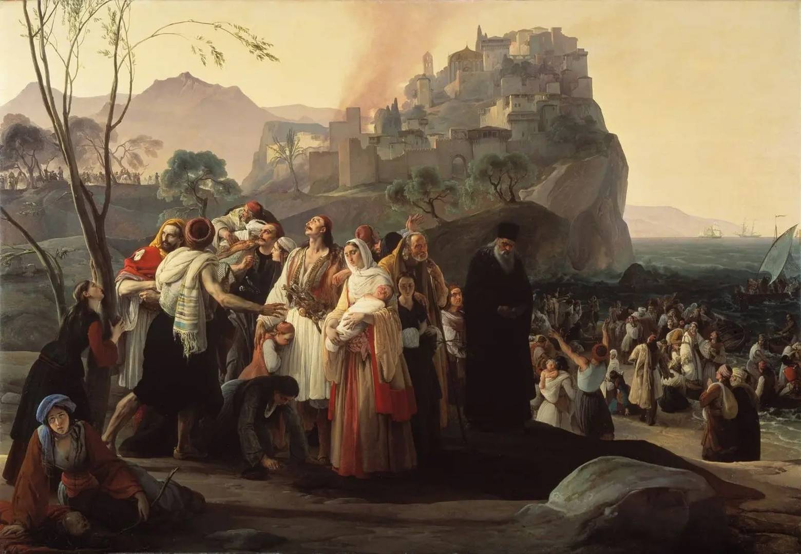 Франческо Айец. Беженцы из Парги. 1831
