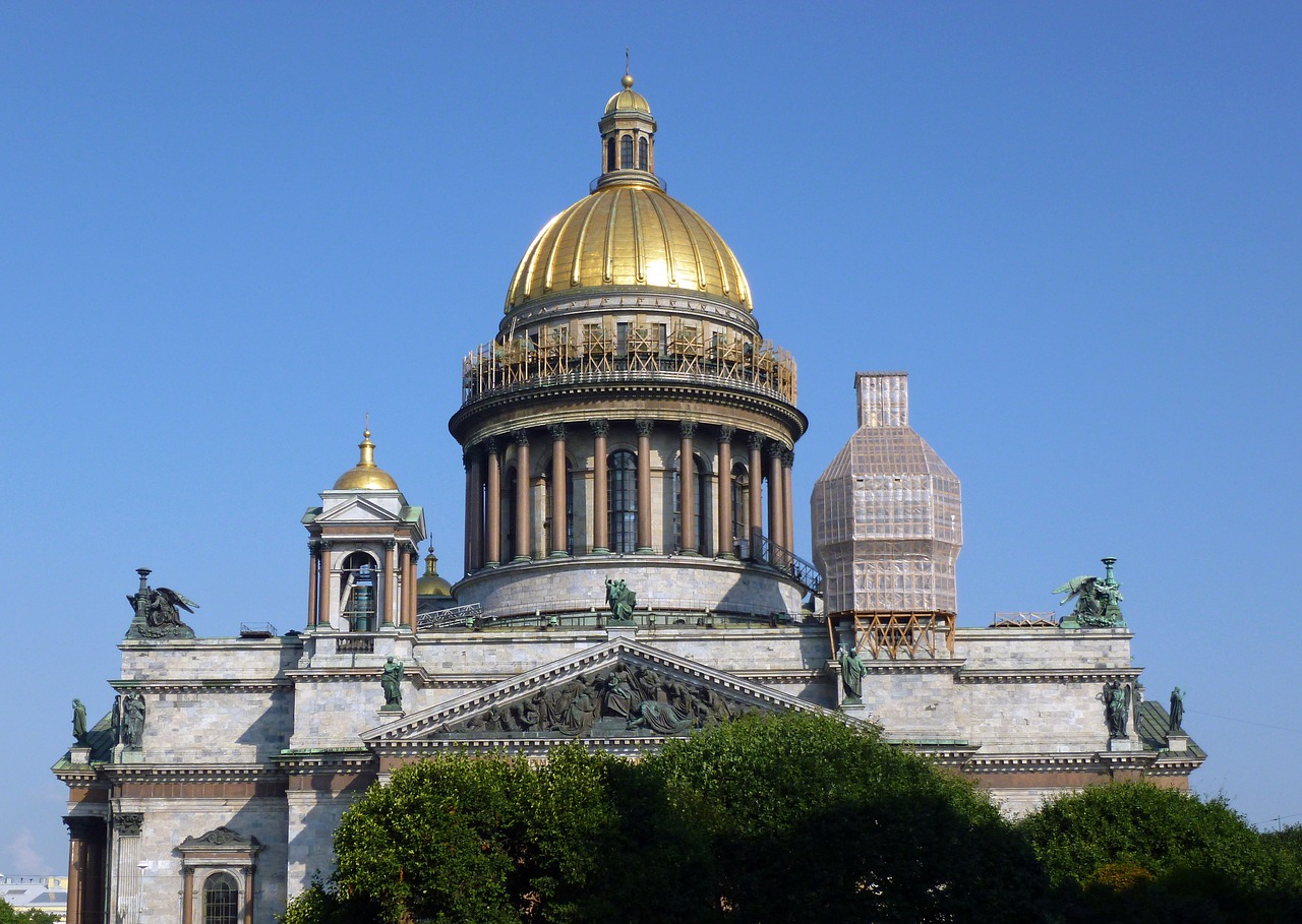 Фото сверху исаакиевский собор