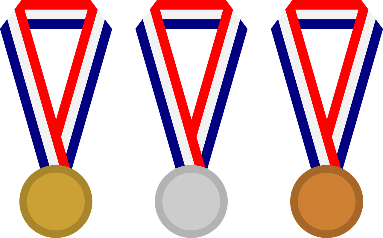 Награды победителей соревнований