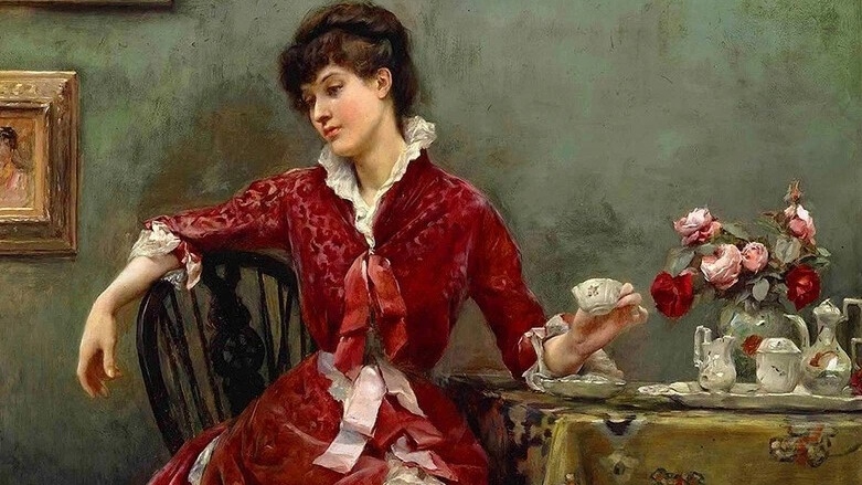 Юлиус Леблан Стюарт. Разочарование (фрагмент). 1882