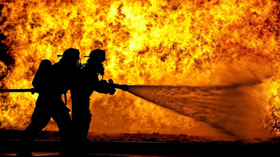 Тушение пожара