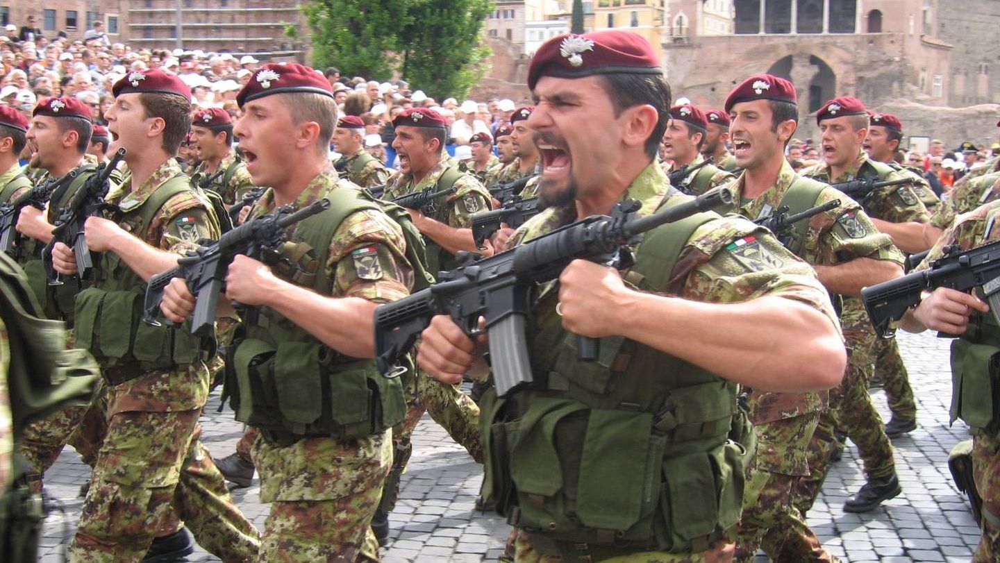Наши военные в италии