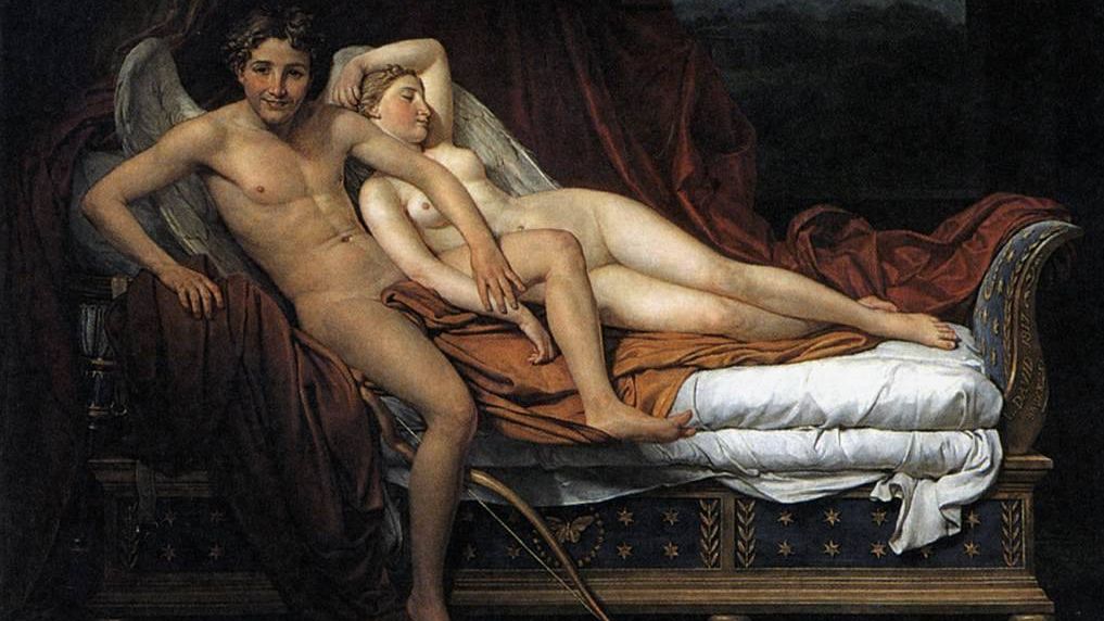 Жак-Луи Давид. Купидон и Психея. 1817
