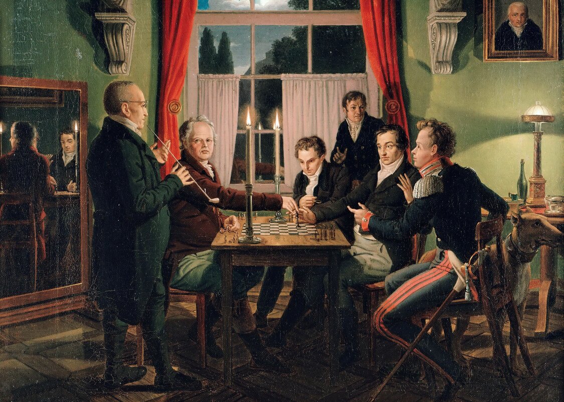 Иоганн Эрдман Хуммель. Игра в шахматы. 1818