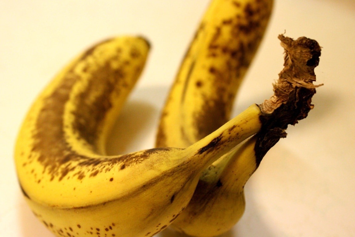 Бананы с пятнами окисления
