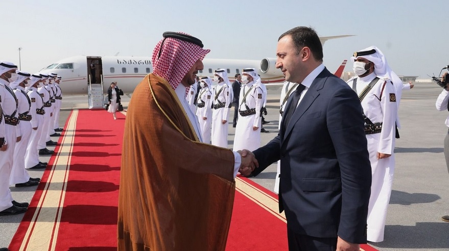 Премьер-министр Грузии Ираклий Гарибашвили прибыл с рабочим визитом в Катар