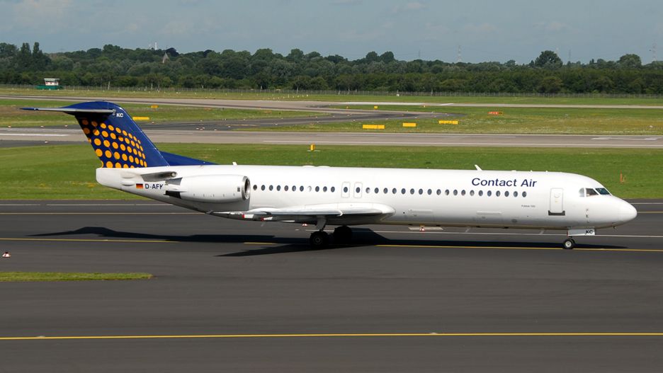 Такой же Fokker 100 разбившийся самолёт в 2012 году