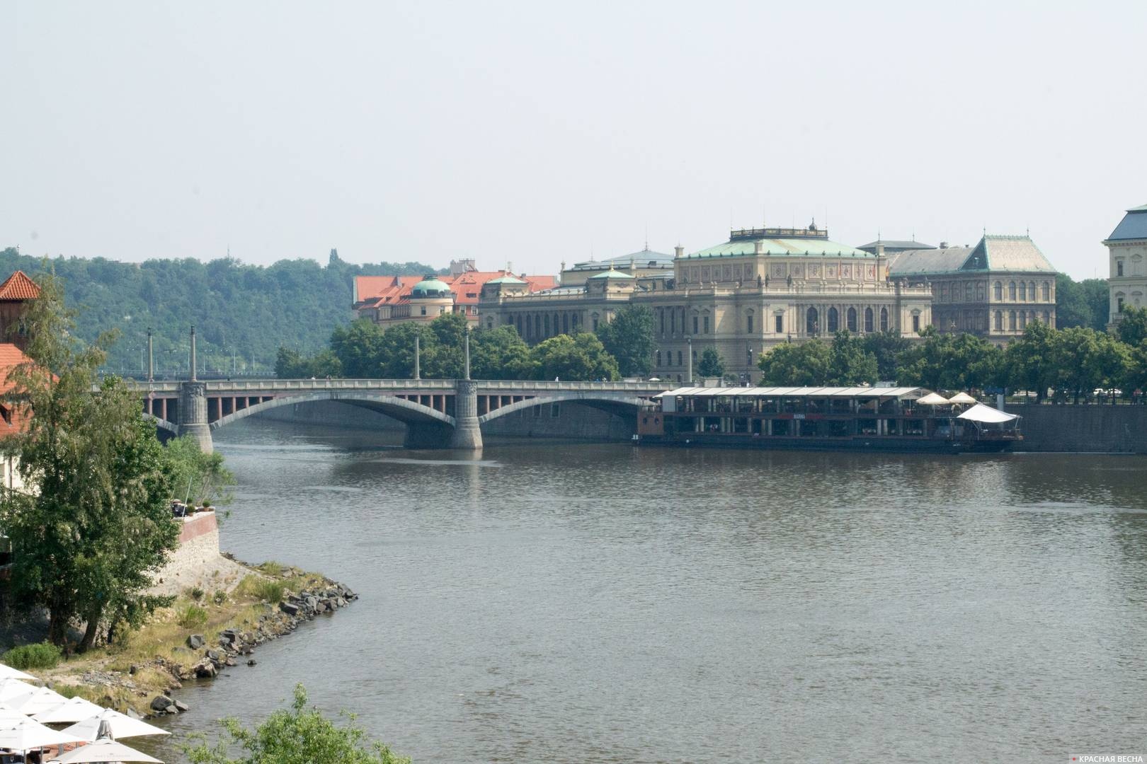 Река Влтава. Прага. Чехия
