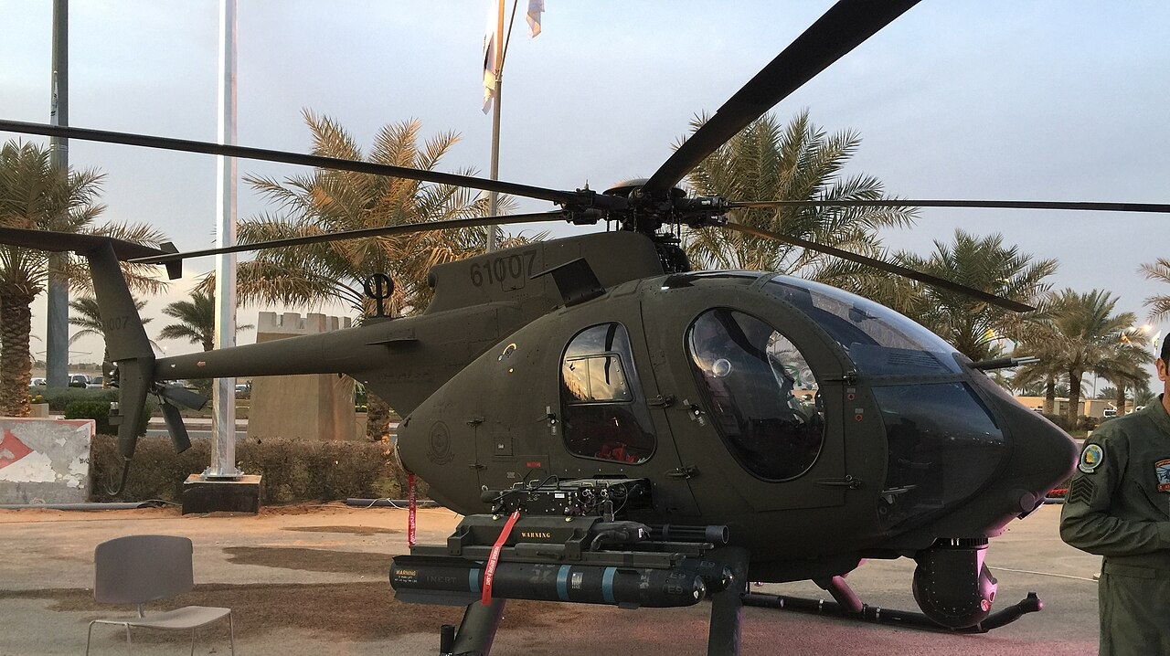 Разведывательный вертолет AH-6i ВВС Саудовской Аравии