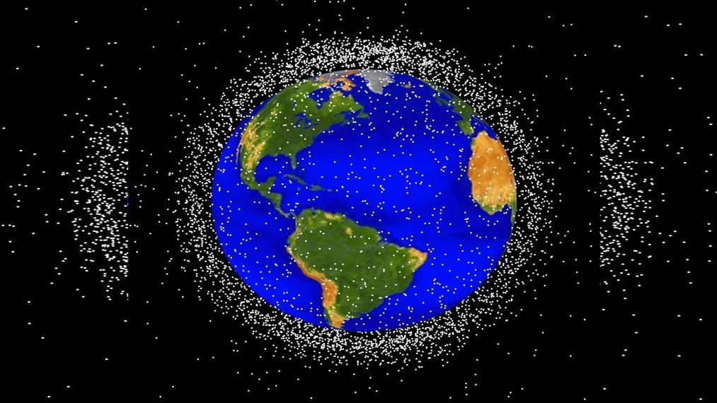 Космический мусор вокруг земли фото