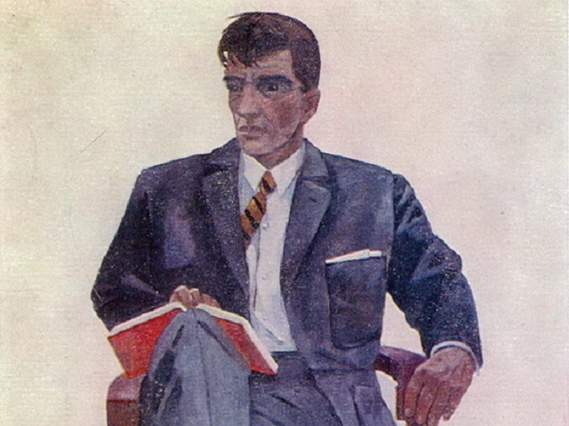 Александр Дейнека. Портрет молодого инженера (фрагмент). 1966