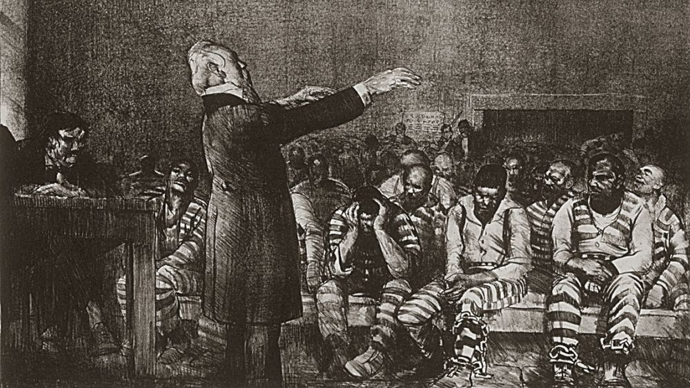 Джордж Уэсли Беллоуз. Благословение заключенных. Джорджия. 1916