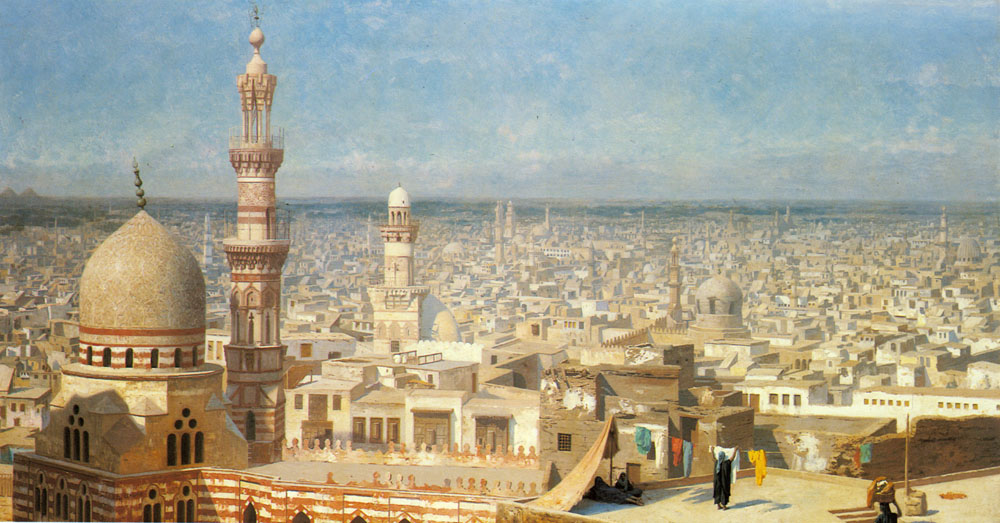 Жан-Леон Жером. Вид на Каир
