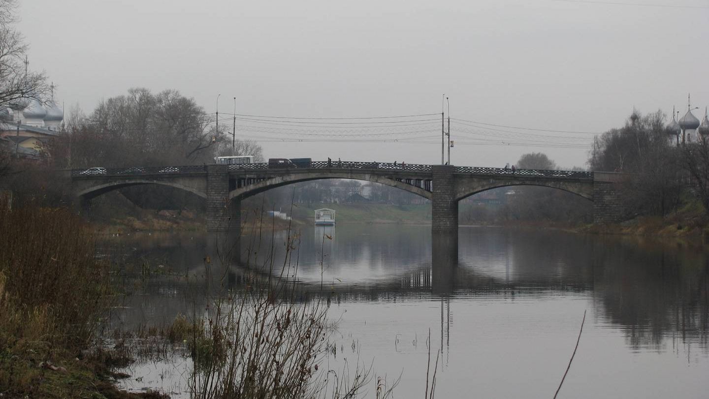 Октябрьский мост Вологда