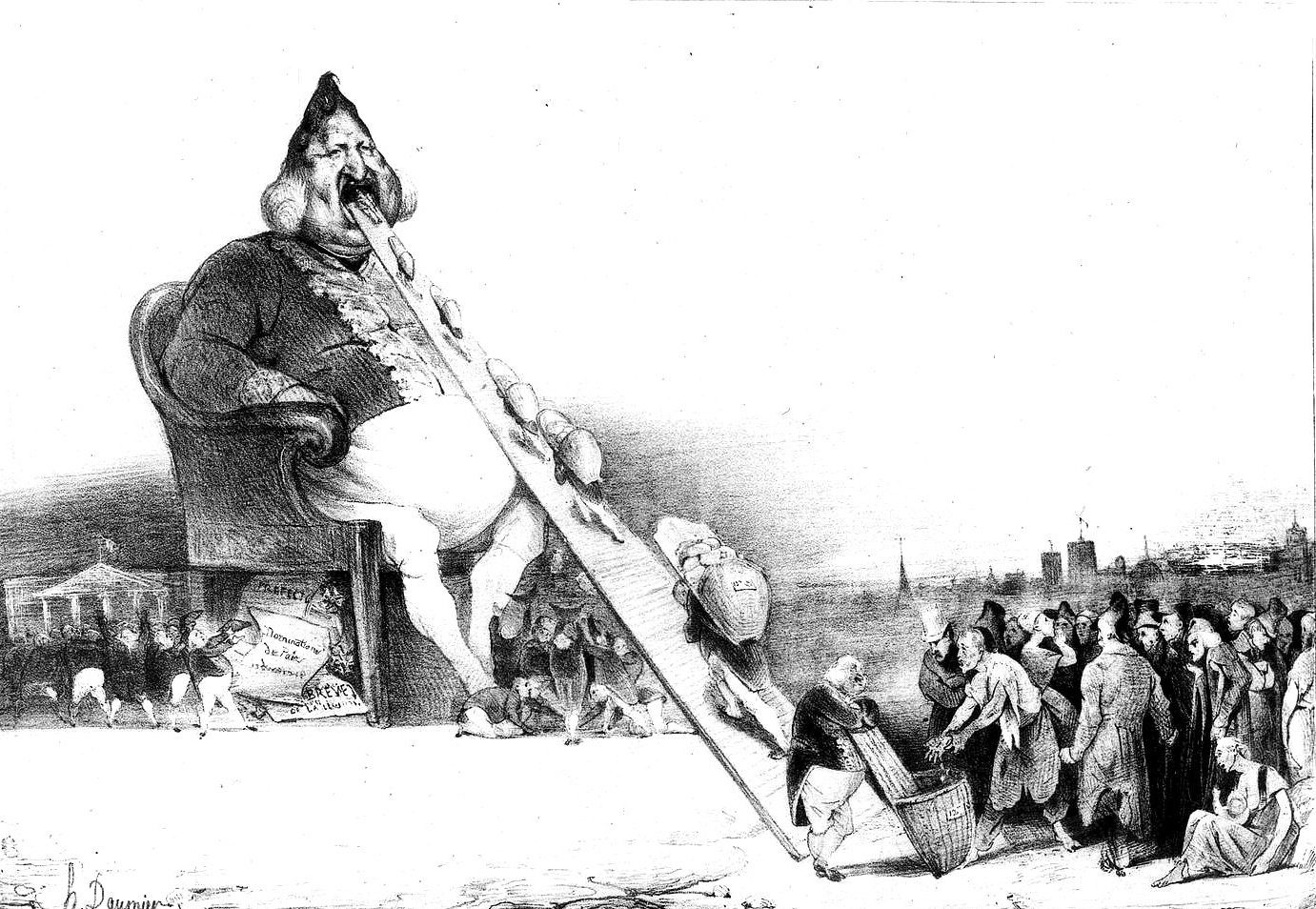 Оноре Домье. Гаргантюа. 1831