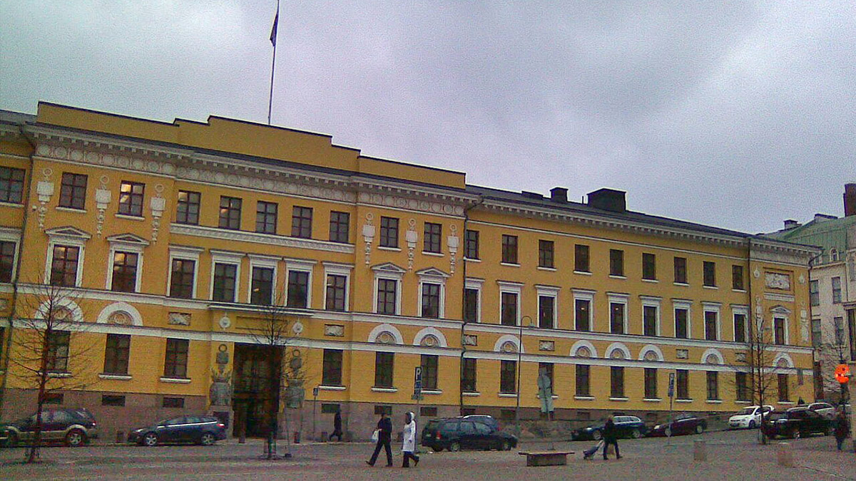 Главное здание министерства обороны Финляндии. Хельсинки