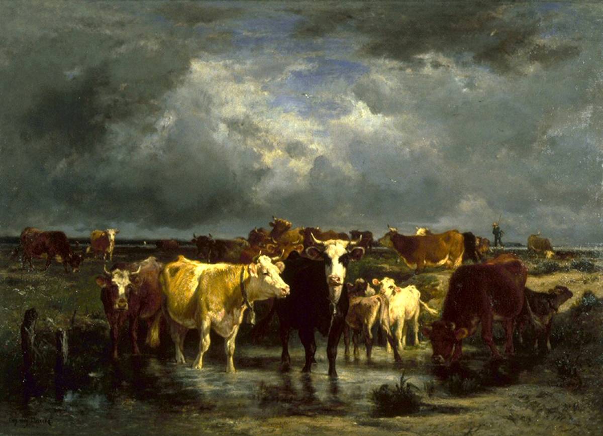 Эмиль ван Марке. Приближение шторма.1872