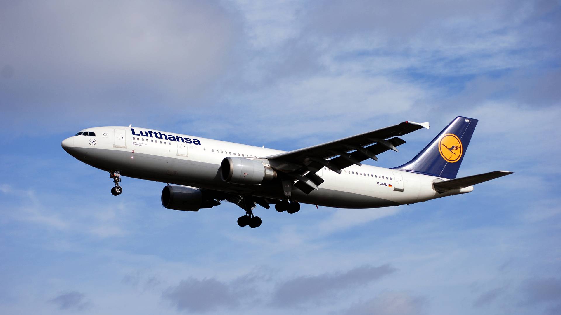 Самолет авиакомпании Lufthansa