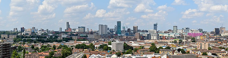 Panorama of Birmingham