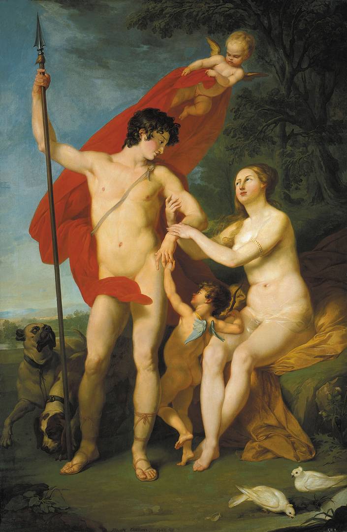 Тициан. Венера и Адонис.  1553